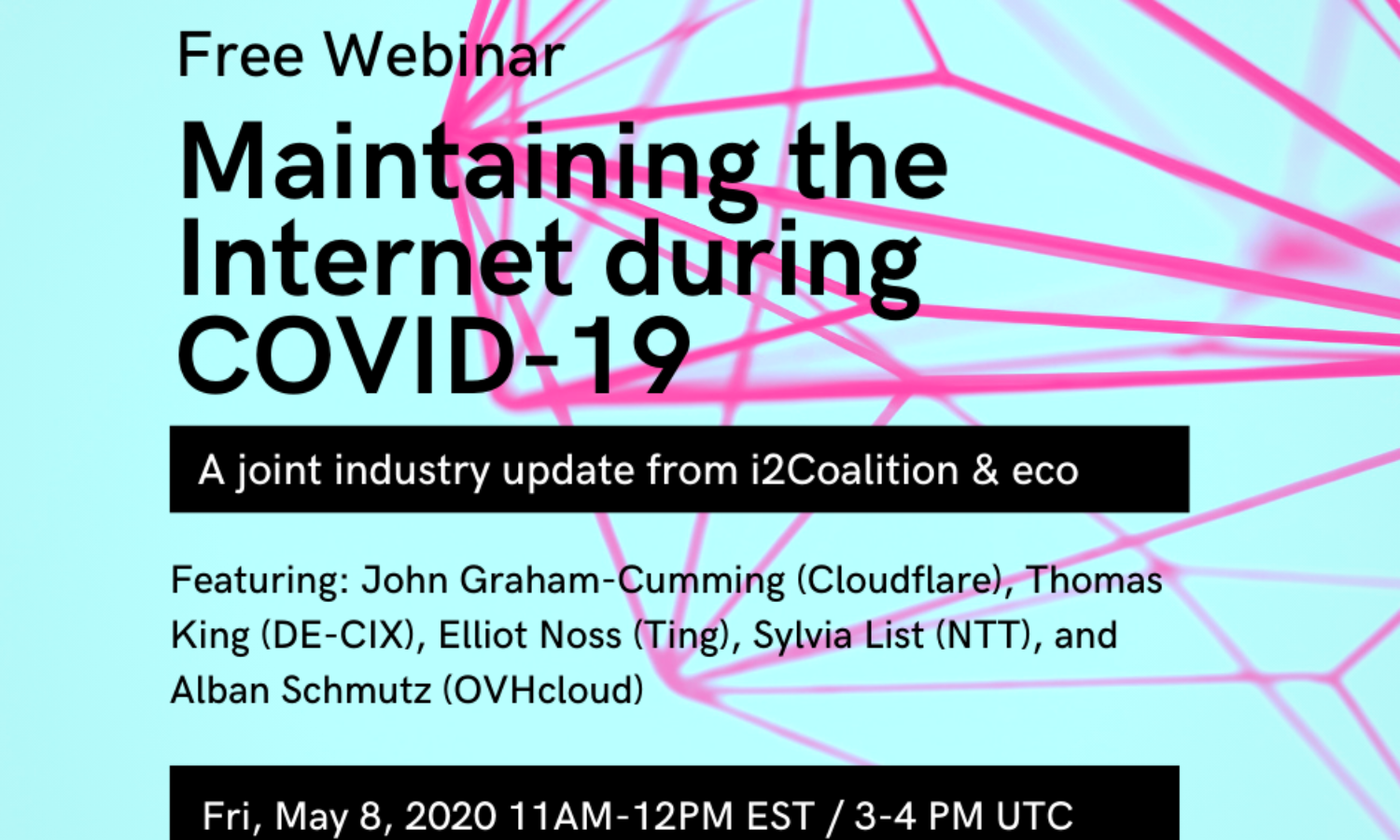 Colorful Covid-19 Learning Initiatives Webinar Announcements Facebook Post