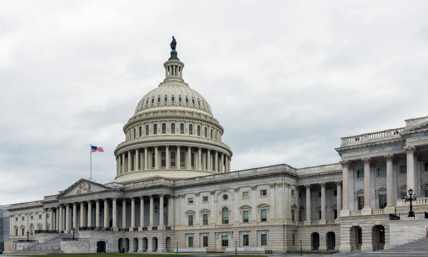 United States Capitol Building east facade. - image