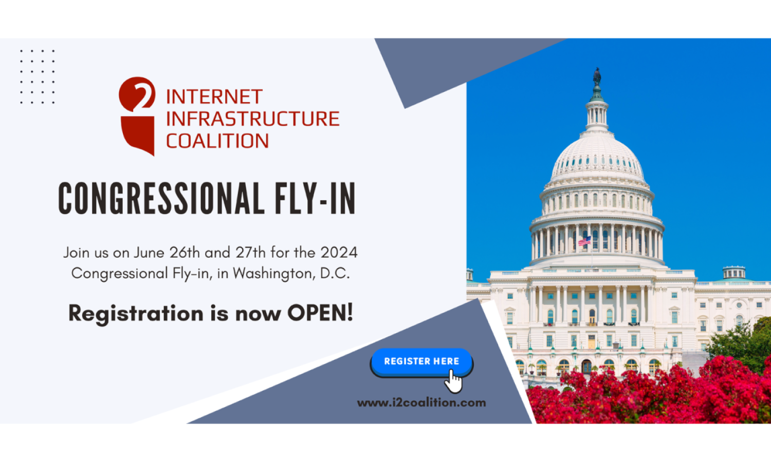 i2Coalition 2024 Fly-In Registration Open Graphic